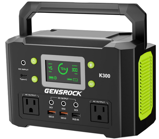 Estación de energía portátil 300W batería de litio de 222 Wh - GenSrock