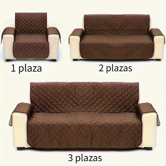 Forro Reversible Cobertor Acolchado para Sofá
