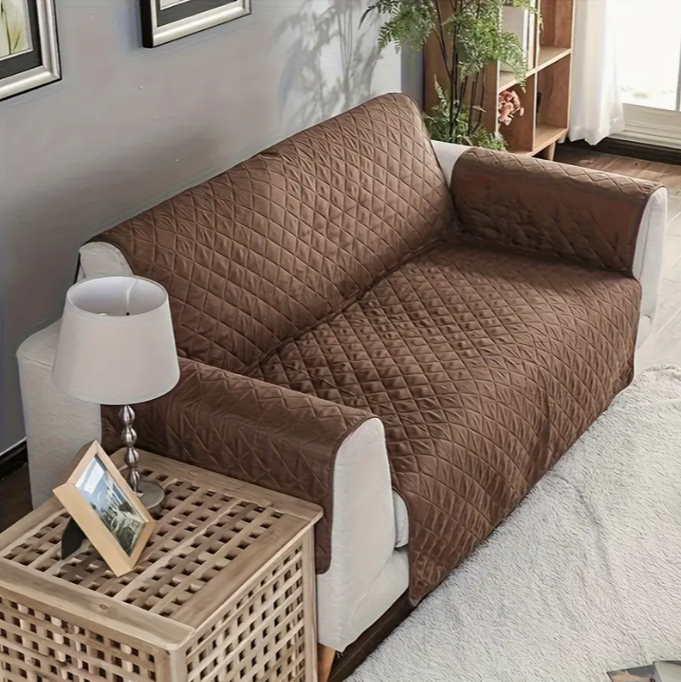 Forro Reversible Cobertor Acolchado para Sofá