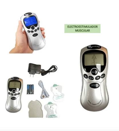Parche Electroestimulador Terapéutico Kit de 4 Parches para Terapia Pasiva y Masaje