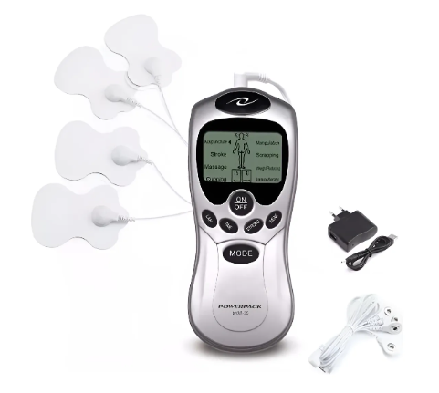 Parche Electroestimulador Terapéutico Kit de 4 Parches para Terapia Pasiva y Masaje