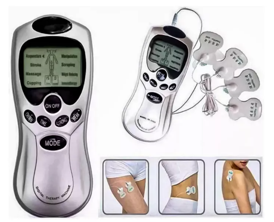 Parche Electroestimulador Terapéutico Kit de 4 Parches para Terapia Pasiva y Masaje