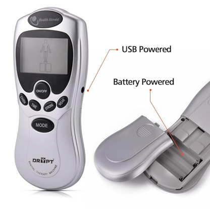 Parche Electroestimulador Terapéutico Kit de 4 Parches para Terapia Pasiva y Masaje