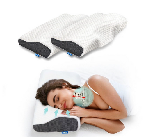 Almohada de Espuma Memoria Cervical Viscoelastica (Memory Foam)