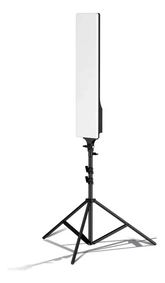 Panel Luz Led RL150 Rectangular 62x14Cm + Control,Trípode 200Cm