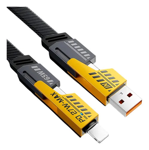 Cable De Carga Rapida Homeyes 4 en 1 - 60W/27W - 1M