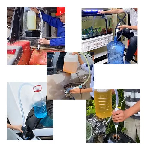 Bomba manguera extractor de liquidos - aceite, etanol, agua y gasolina