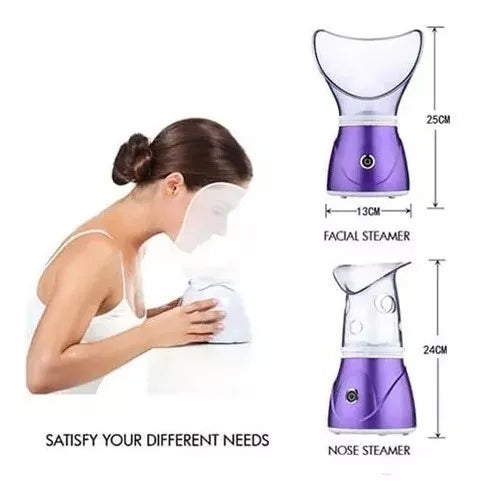 Vaporizador facial sauna para exfoliación y limpieza profesional