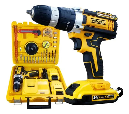 Kit Taladro Inalambrico Mas Pulidora Tools BLDC07 25 PZS