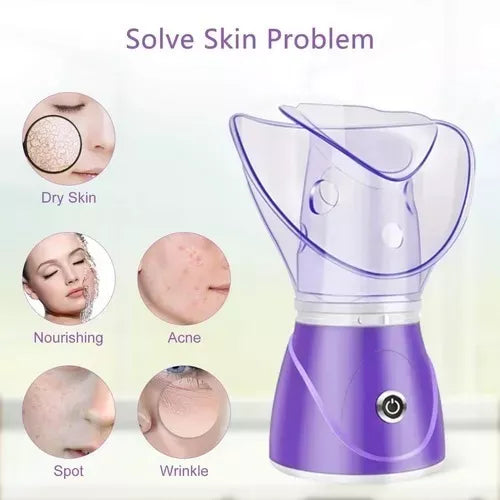 Vaporizador facial sauna para exfoliación y limpieza profesional