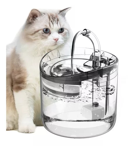 Dispensador bebedero inteligente de agua para mascota 1,8L