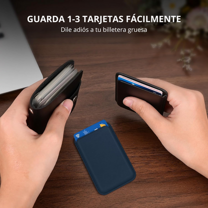 Soporte magnético para tarjetas con MagSafe para iPhone (12-15)