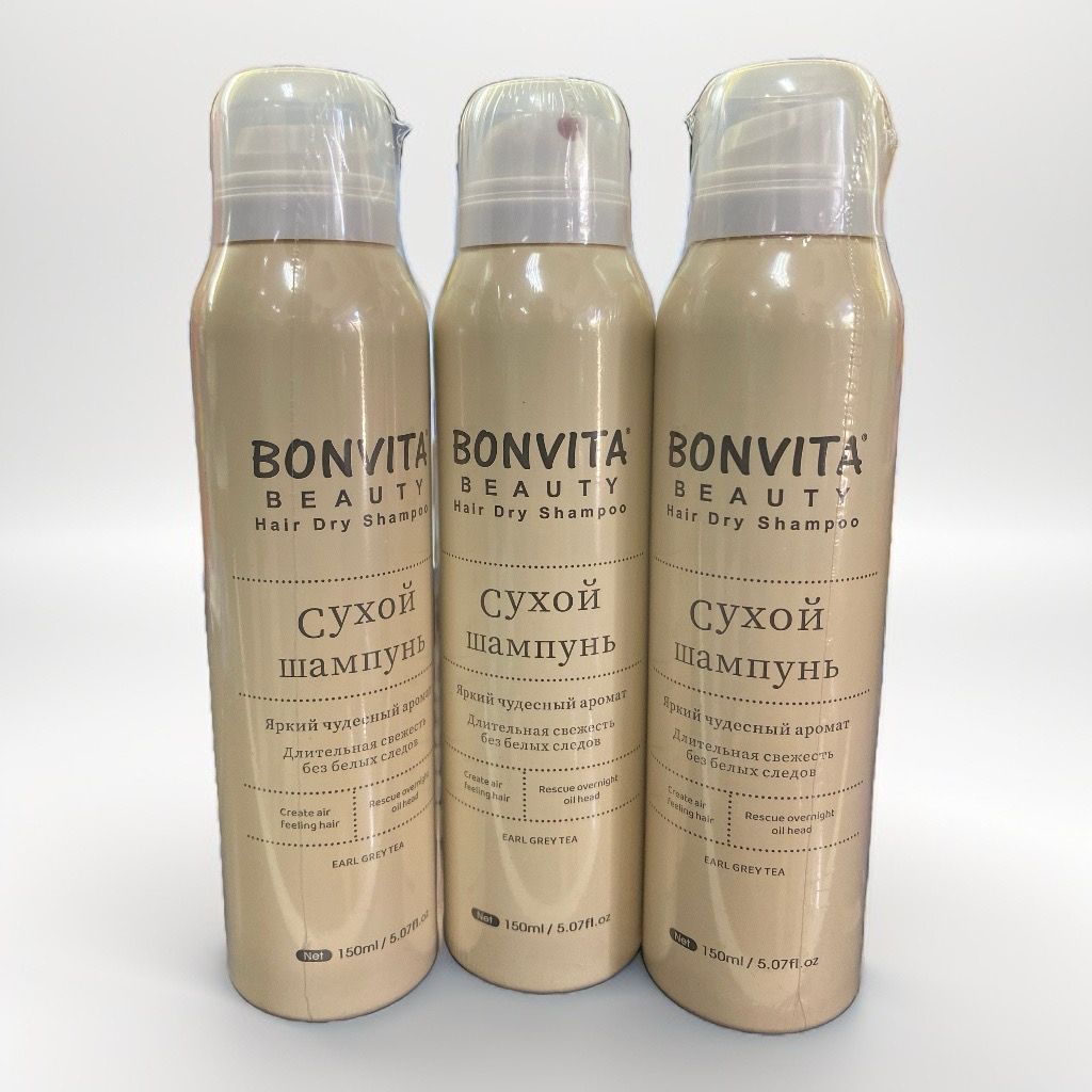 Spray de cabello volumen y textura frezca bonvita beauty shampoo 150ml