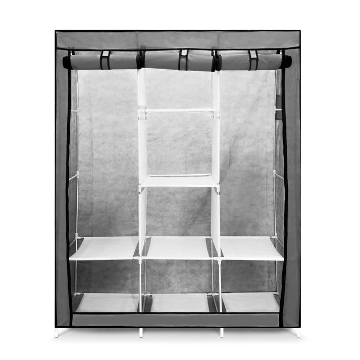 Ropero armable modular organizador con 8 compartimentos para almacenamiento