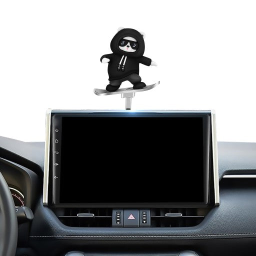 Adorno Oso Deslizante para Tablero de Auto