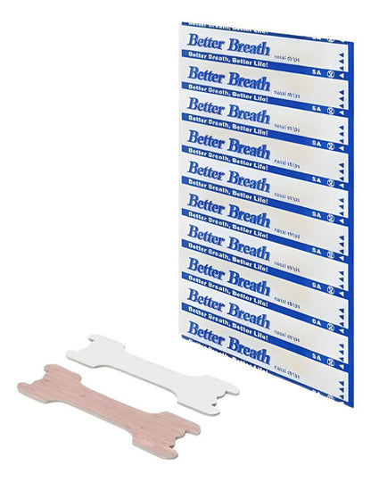 Tiras Nasales Antirronquidos Respiración Libre y Sueño Profundo 30 pcs