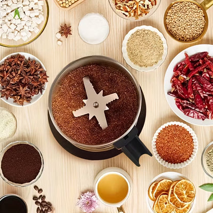 Molino Eléctrico Triturador de Café, Granos y Especias en Acero Inoxidable