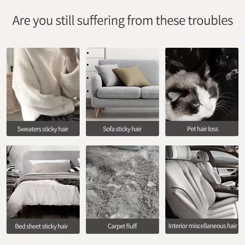 Cepillo Quita Pelusa y Pelos de Mascota con Estuche 2en1