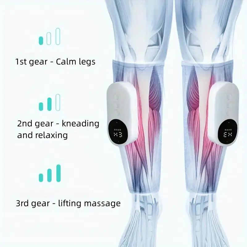 Masajeador Recargable Compresion Muscular Pantorrilla- 3 Modos
