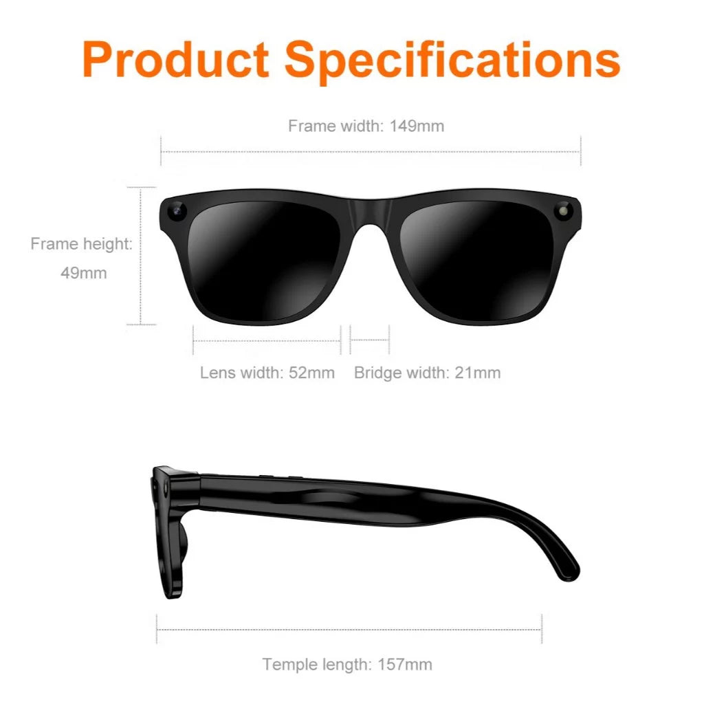 Gafas Inteligentes XK One Pro con Cámara, IA y Traducción en Tiempo Real