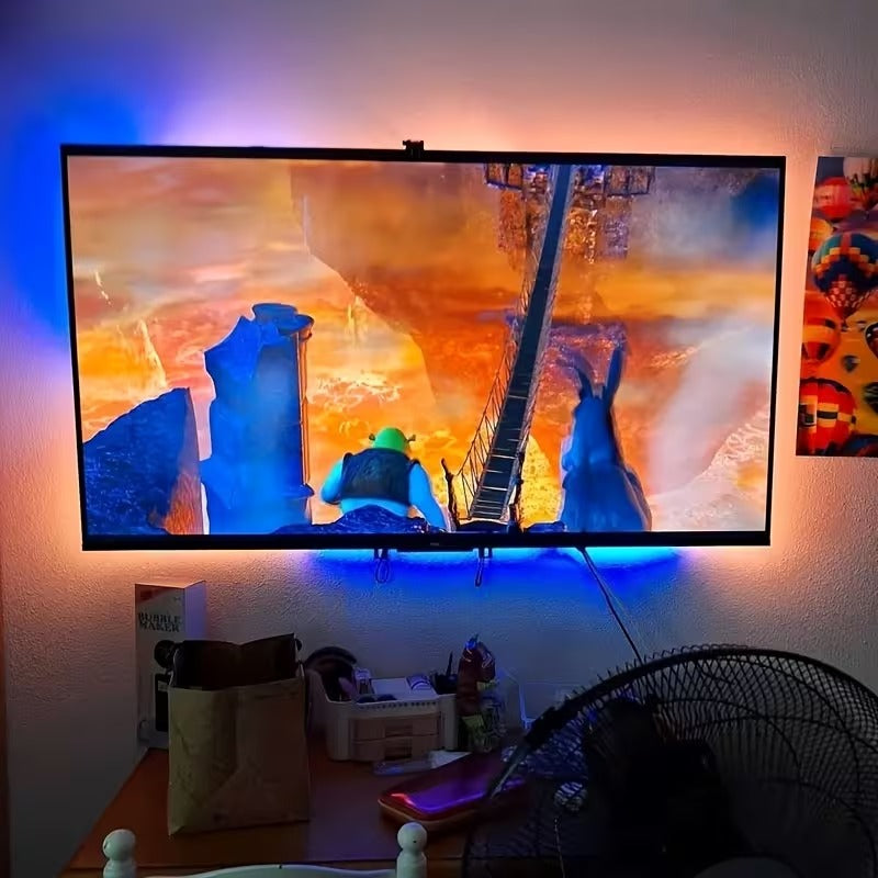Cinta RGB Inmersion LED TV Backlight con Cámara, Mando y App