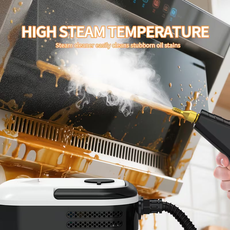 Limpiador a Vapor de Alta Presión Portátil 1L 2500W