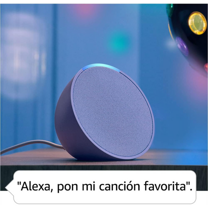 Parlante Alexa Echo Pop Amazon Sonido Compacto Definido