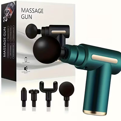 Masajeador Gun Vibrador Recargable Sistema de Relajación Muscular para Todo el Cuerpo