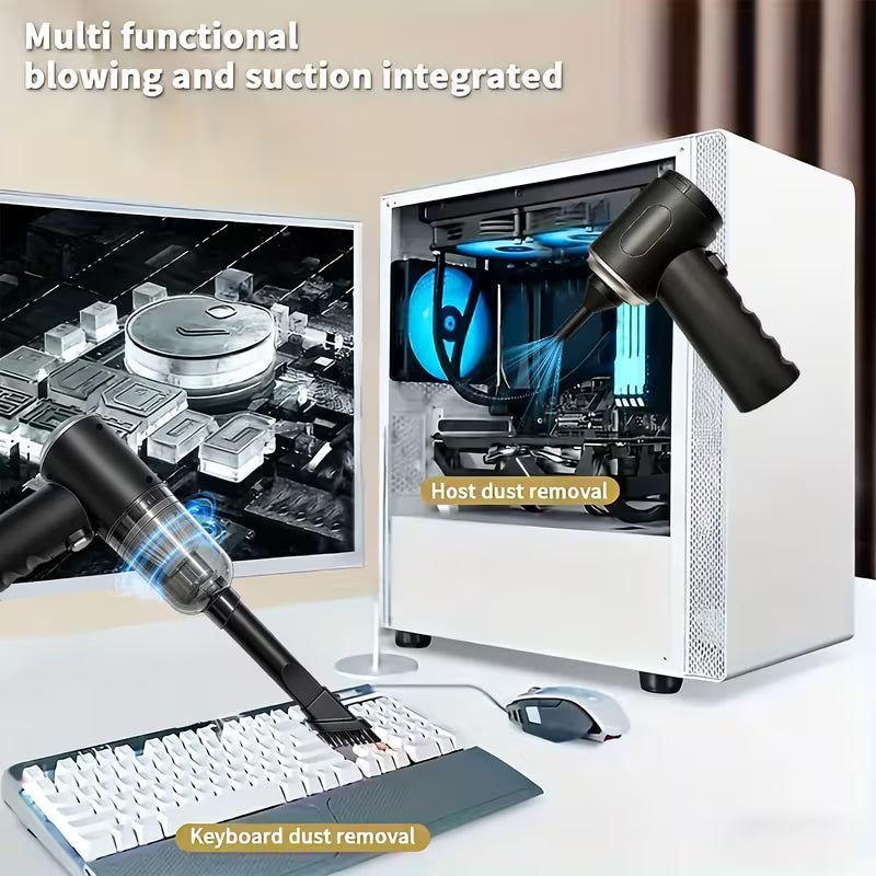 Mini Aspiradora y Soplador Portátil Multifuncional 3 en 1