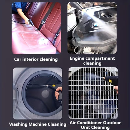 Limpiador a Vapor de Alta Presión Portátil 1L 2500W