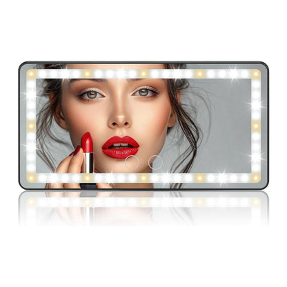 Espejo Led Recargable para Carro (23.5 x 12.5 cm)