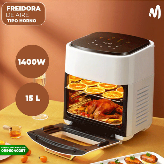 Freidora de aire tipo horno 15L 1400w AirFryer af-15