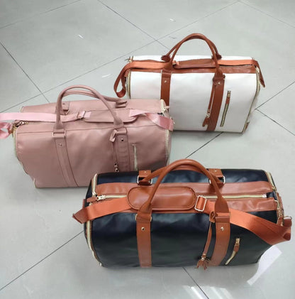 Bolsa Plegable De Lona 2 en 1 Para Viaje de Gran Capacidad