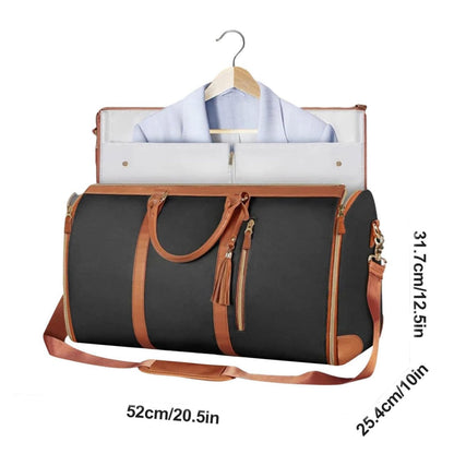 Bolsa Plegable De Lona 2 en 1 Para Viaje de Gran Capacidad