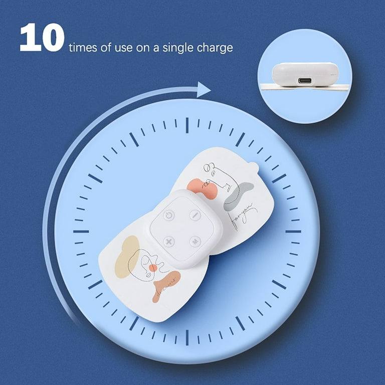 Mini parche recargable de masajes por electroestímulos con controlador magnético