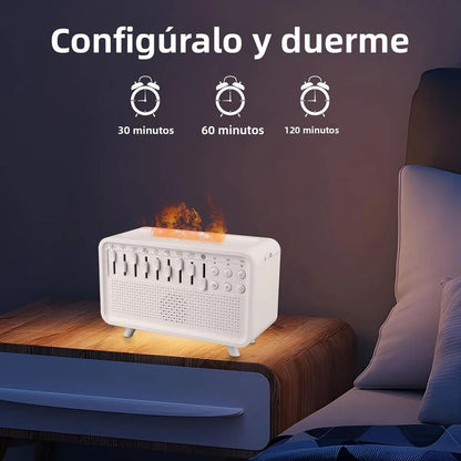 Difusor Humidificador Ambiental con 8 Sonidos Relajantes + Parlante Bluetooth