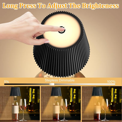 Lámpara LED Recargable para Botellas con Tapón Universal (10 cm)