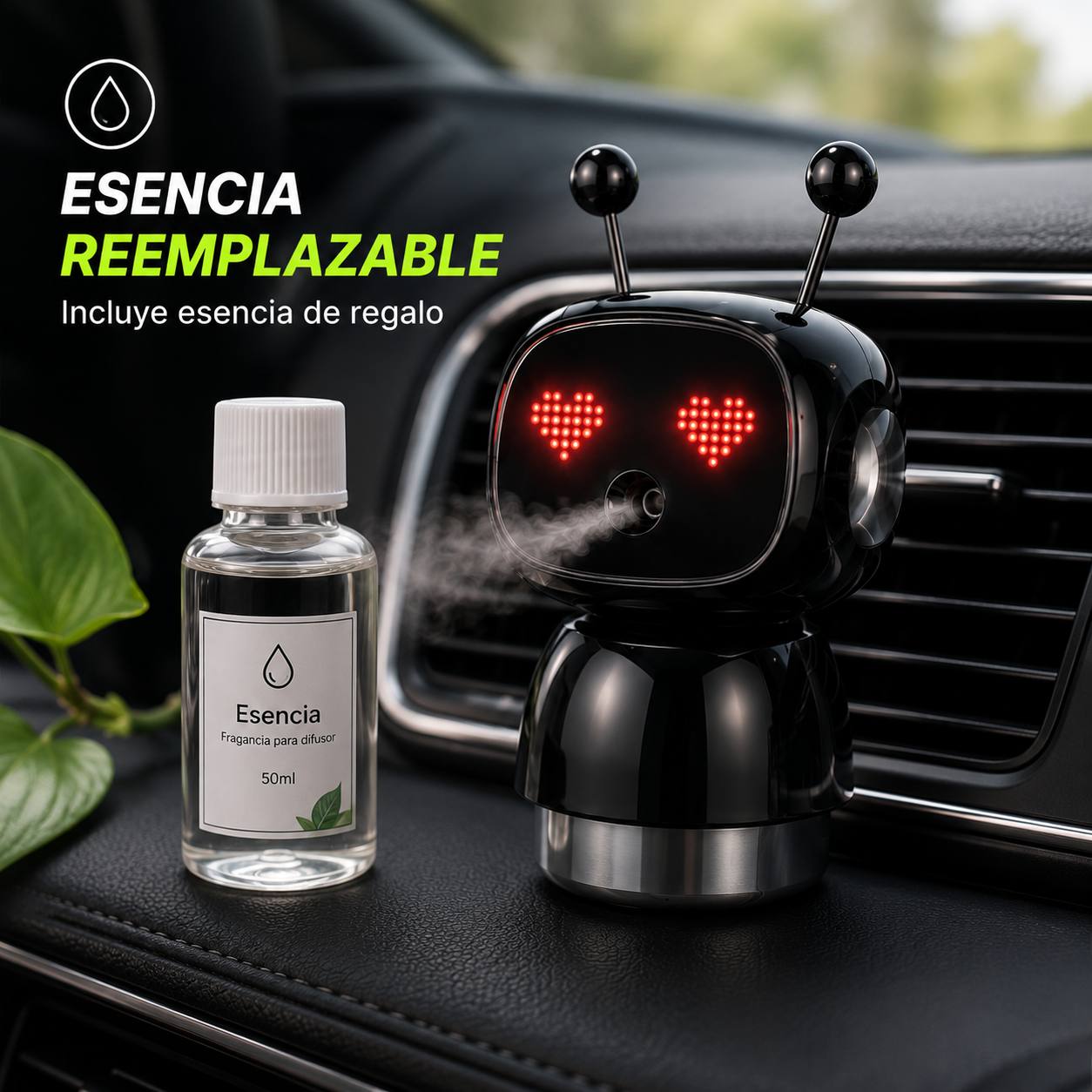 Difusor Robot Inteligente para Carro con Sensor de Vibración Inteligente