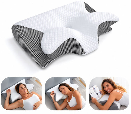 Almohada Ortopédica de Mariposa en Espuma de Memoria (Memory Foam)