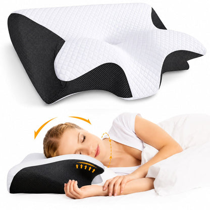 Almohada Ortopédica de Mariposa en Espuma de Memoria (Memory Foam)