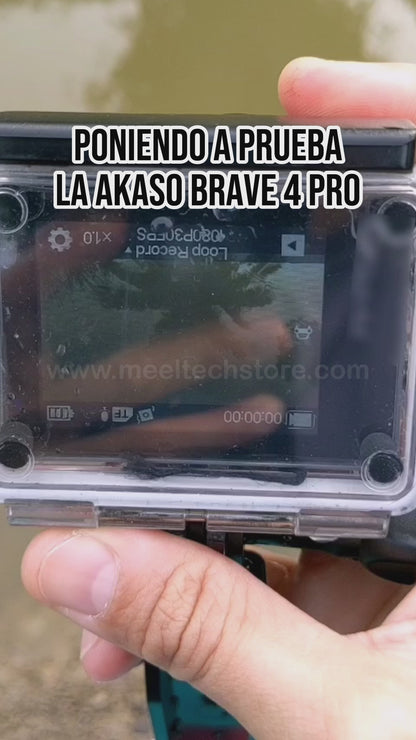 Cámara de Acción Deportiva AKASO Brave 4 Pro 4k 30fps Sumergible