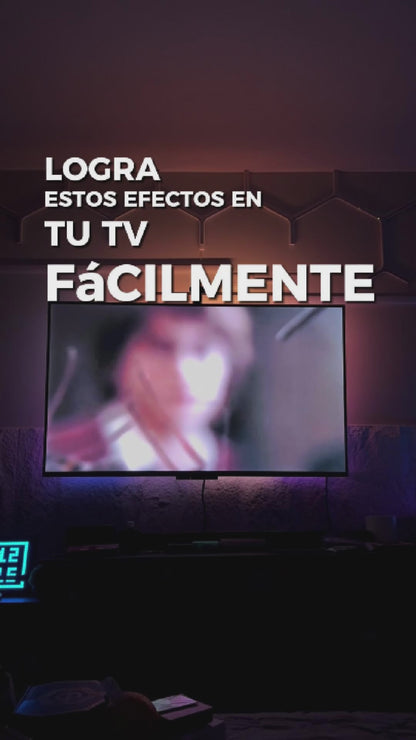 Cinta RGB Inmersion LED TV Backlight con Cámara con Alexa y Google