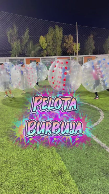 Pelota Bumper Inflable Tipo Burbuja de 1-1.5m de Altura