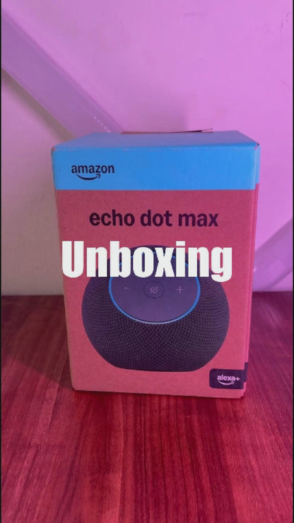 Echo Dot Max Bocina Inteligente Alexa con Sonido Potente + IA