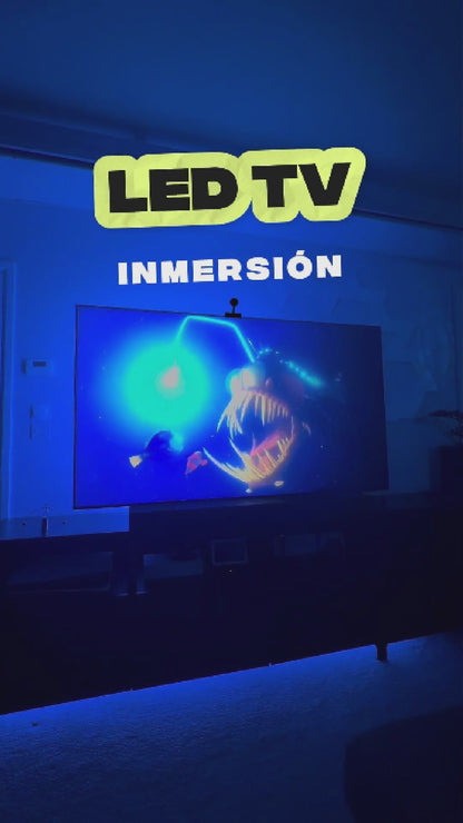Cinta RGB Inmersion LED TV Backlight con Cámara, Mando y App