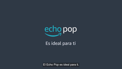 Parlante Alexa Echo Pop Amazon Sonido Compacto Definido