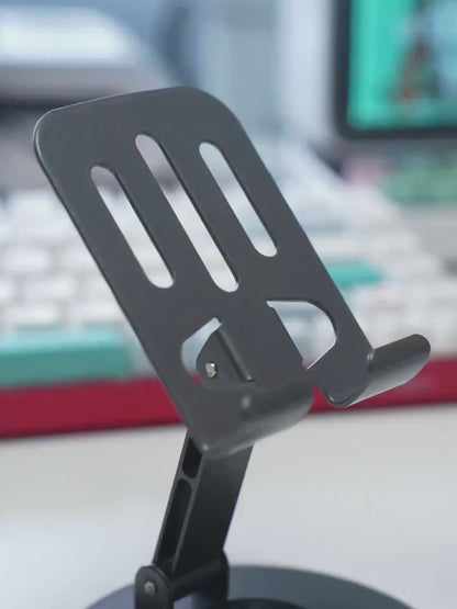 Holder Soporte de Celular Metálico Plegable con Rotación 360