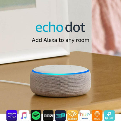 Parlante Alexa Echo Dot (3rd Gen) Amazon Sonido Compacto Definido