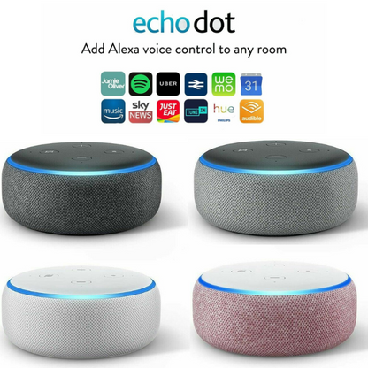 Parlante Alexa Echo Dot (3rd Gen) Amazon Sonido Compacto Definido