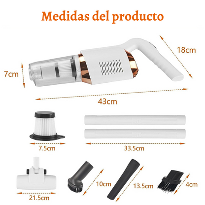 Aspiradora Inalámbrica Alta Potencia 2 en 1 pro clean sin cables